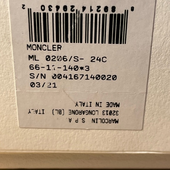 Authentic Moncler Diffractor Smoke Silver Flash oversized Unisex sun glasses - Picture 12 of 12